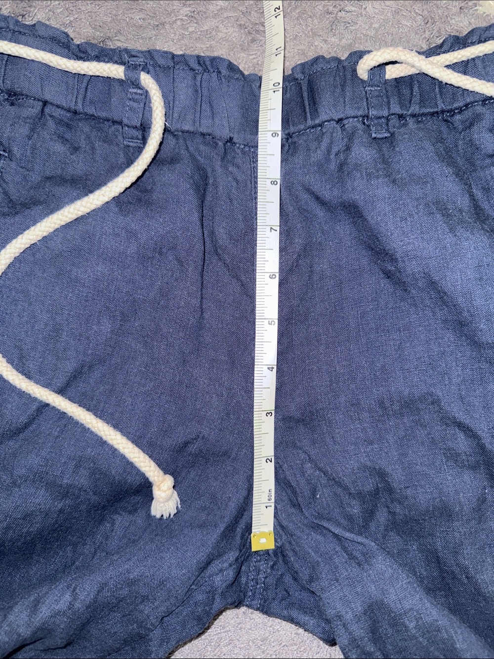C&C California Navy Linen pants size xs - Picture 7 of 12